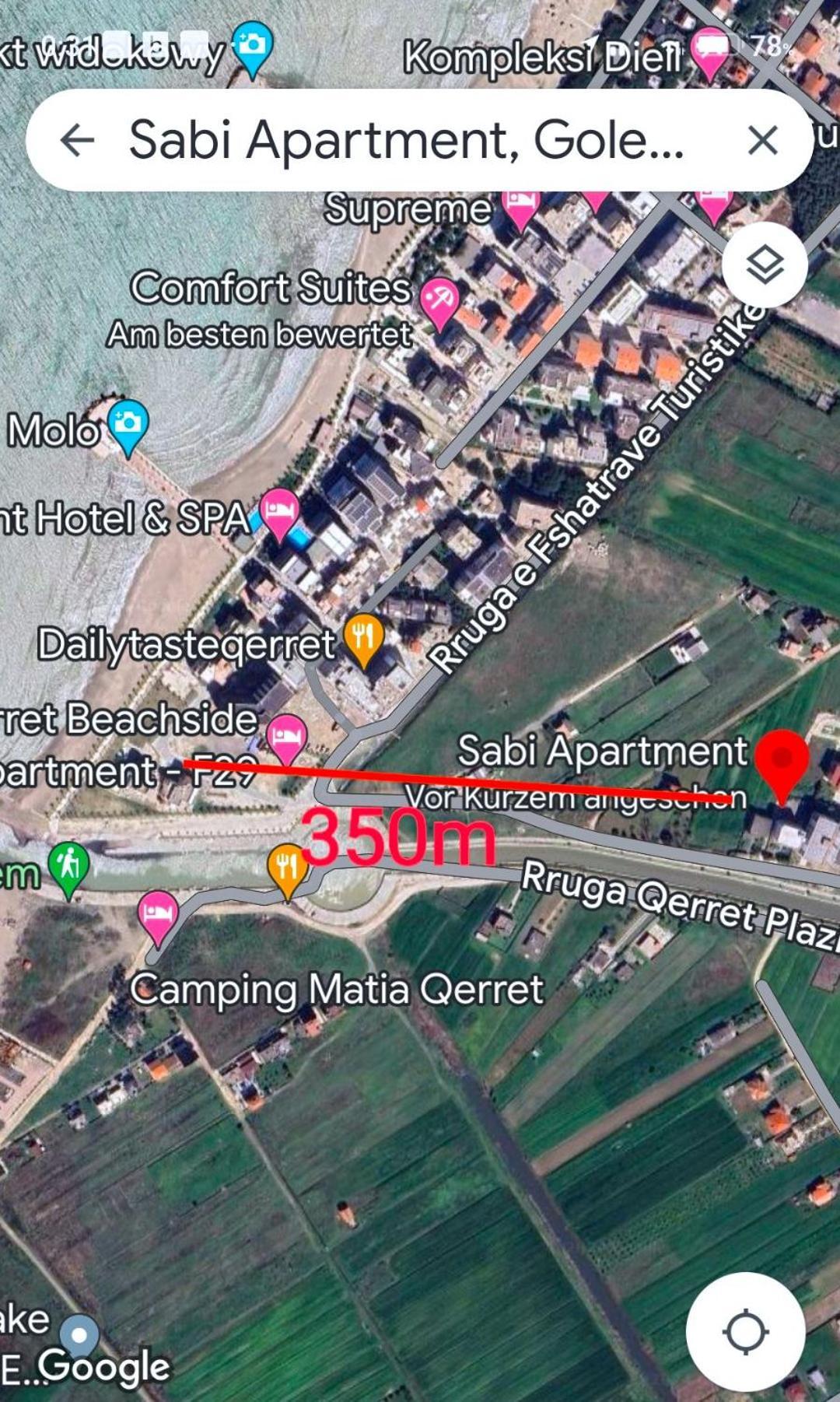 Sabi Apartment Golem Qerret Exteriér fotografie